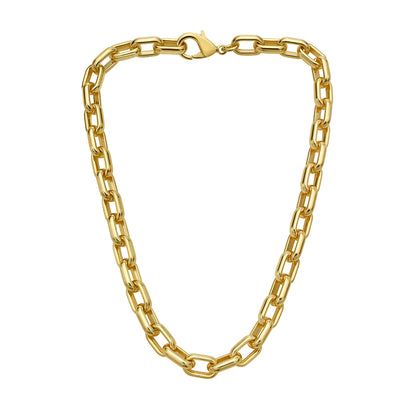 Chunky Gold Plated Necklace - Bold Statement Jewelry for Any Occasion