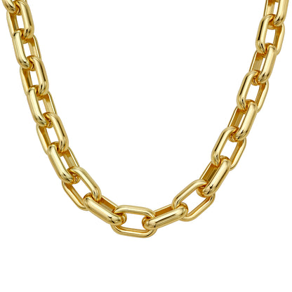 Chunky Gold Plated Necklace - Bold Statement Jewelry for Any Occasion